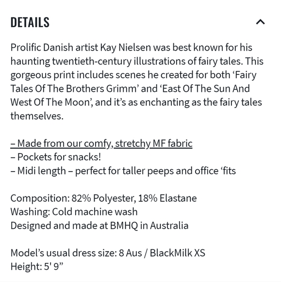 NIELSEN FAIRY TALES PRINCESS MIDI DRESS - LIMITED - Picture 2 of 2